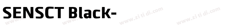 SENSCT Black字体转换